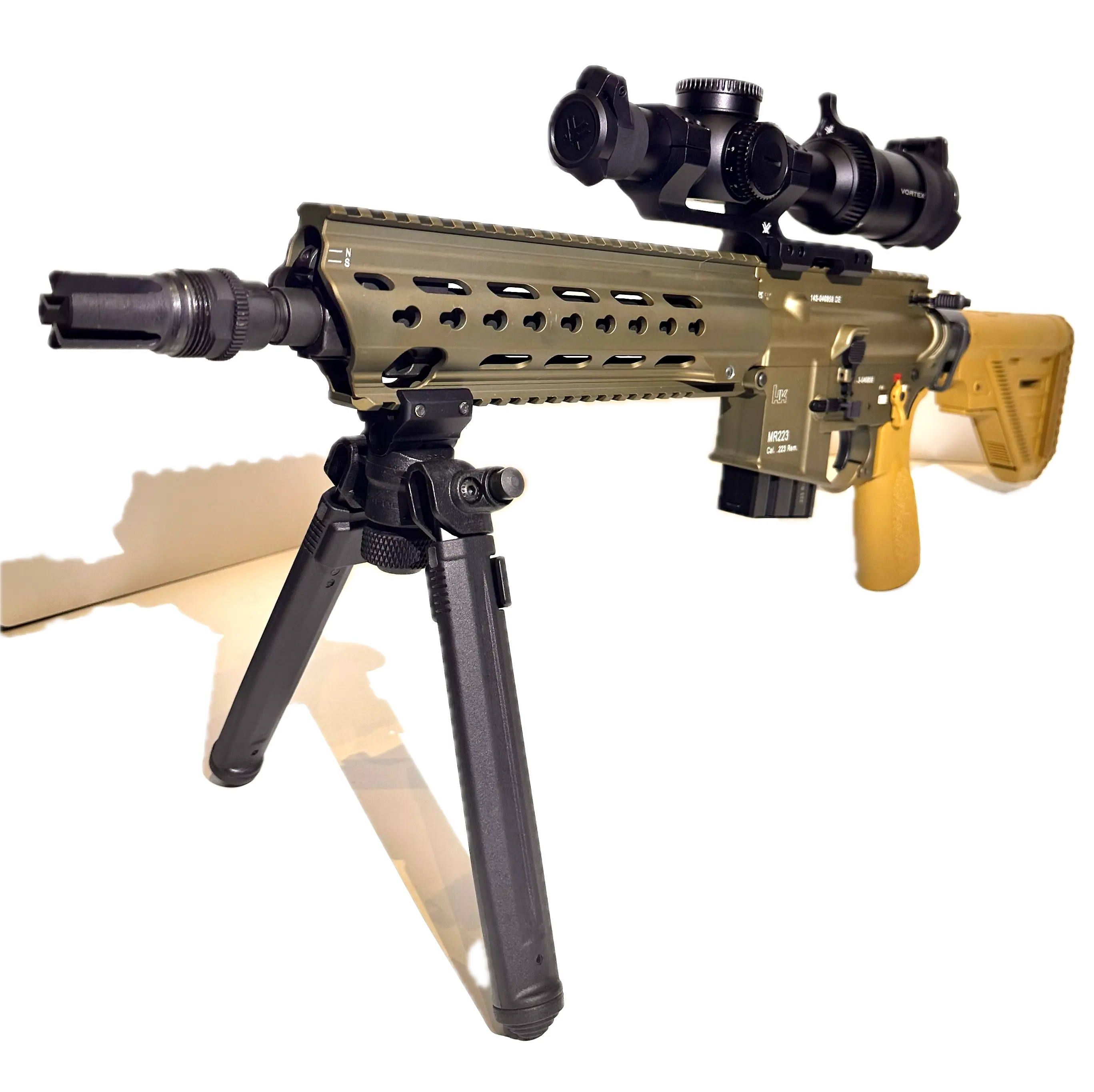 [OCC] HK AR15 MR223 - Lunette VORTEX - BORELOCK Hiper 5.56 Flash Hider - BIPIED