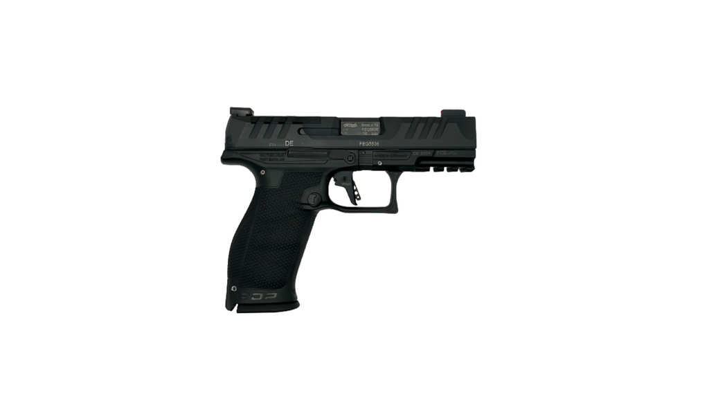 PISTOLET WALTHER PDP 4'' FULL SIZE VISEE HIVIZ FIBRE OPTIC - CAL.9x19mm