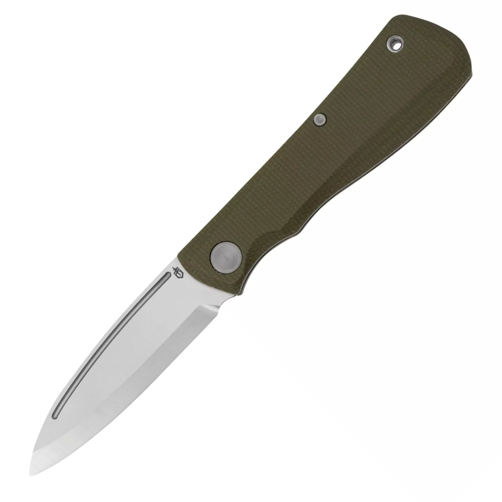 COUTEAU GERBER MANSFIELD MICARTA OLIVE