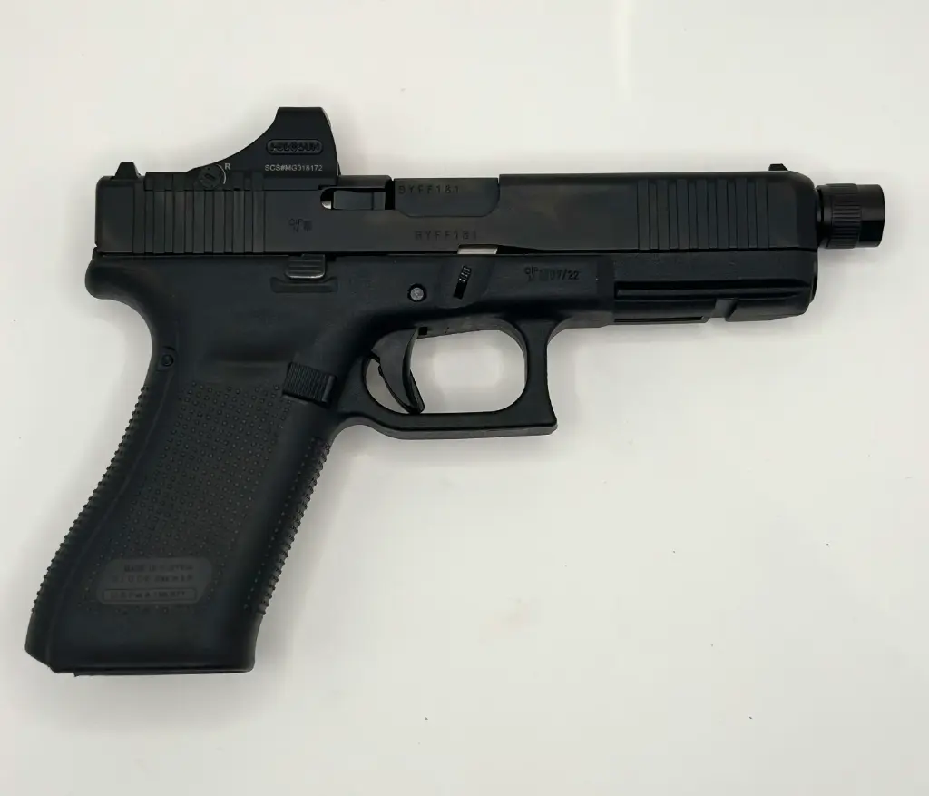 PISTOLET GLOCK 17 GEN5 FS Fileté - Viseur Reflex HOLOSUN SCS MOS GR