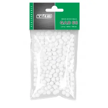 BILLES POLYMERE BLANC QAB68 PERFORMANCE - CAL.68