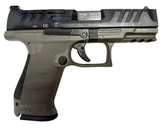 PISTOLET WALTHER PDP TUNGSTENE MODELE 4 COMPACT - CAL.9x19mm